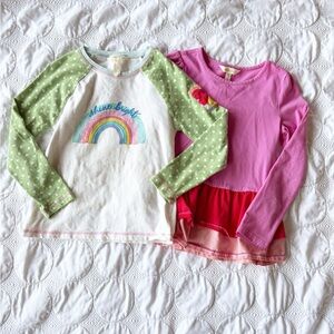 Matilda Jane Let’s Go Together Shine Bright Tee Rosy Glow Tunic Top Girls 8
